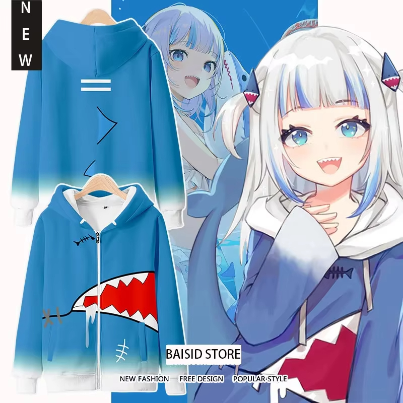 Cosplay Anime Basic - anime Gawr Gura cosplay 3D Printing