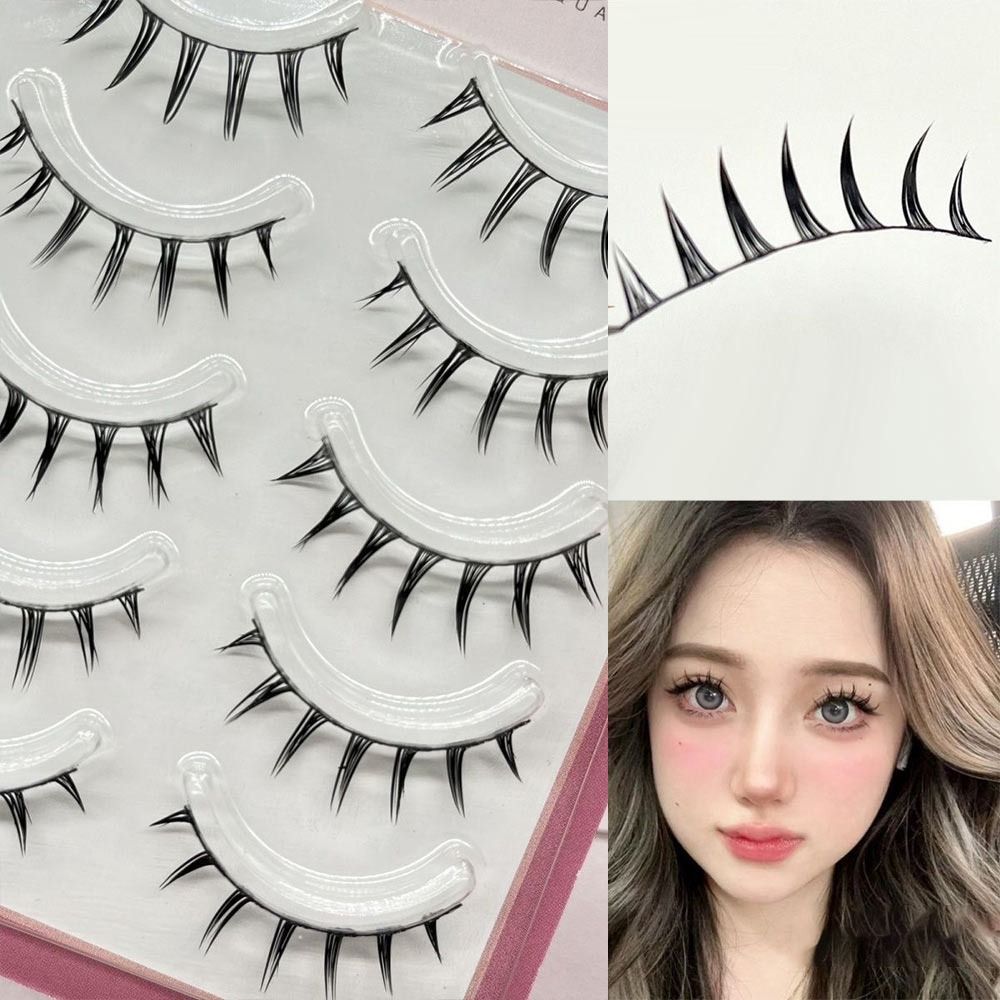 Anime Cosplay Lashes - Faux Mink False Eyelashes 5 Pairs