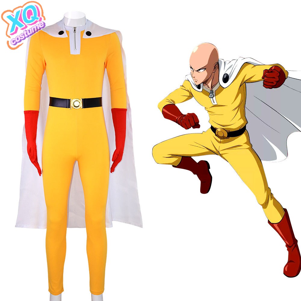 Anime Cosplay One Punch Man - Anime One Punch Man Saitama Cosplay