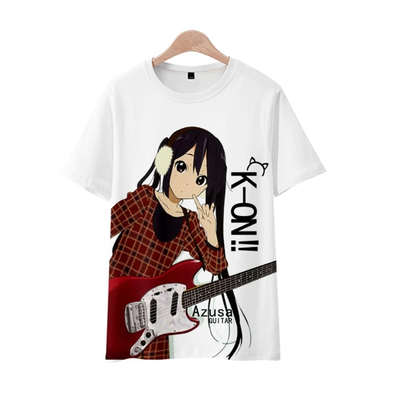 Cosplay Anime Basic - Anime K-ON Printed T-Shirt, Unisex Kawaii