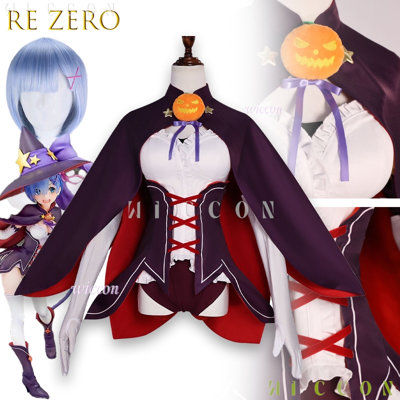 Re Zero Rem Wig - Halloween Adults Cos Re life In