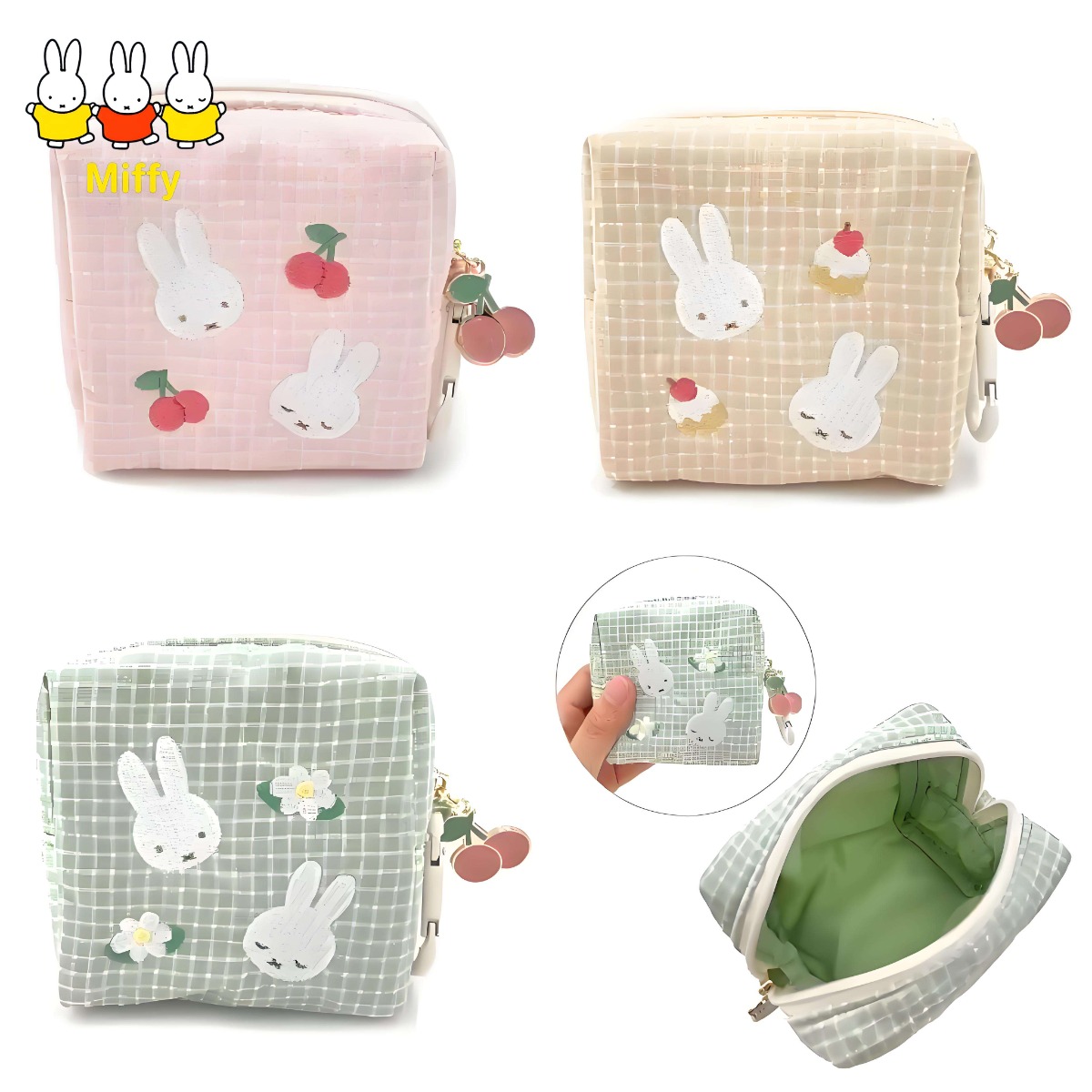Anime About Cosplay Girl - Kawaii Anime Miffy Rabbit Makeup Bag