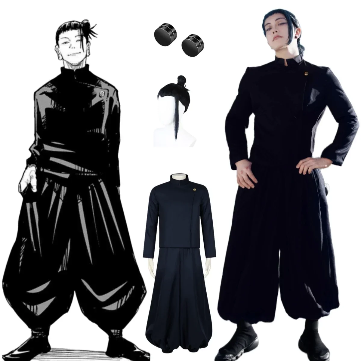 Jujutsu Kaisen Geto Suguru Cos - Jujutsu Kaisen Uniform review and price
