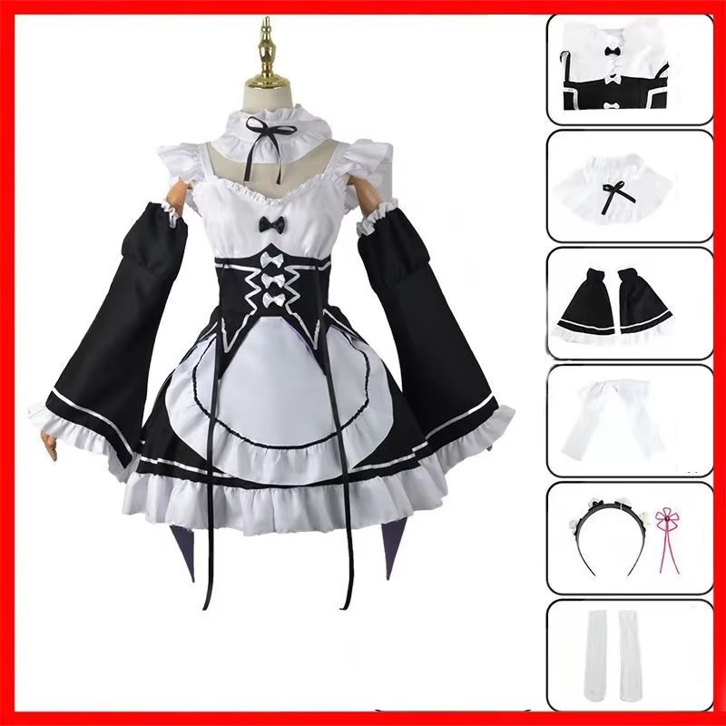 Anime Re:zero Kara Hajimeru Is - Re Zero Rem Wig review and price