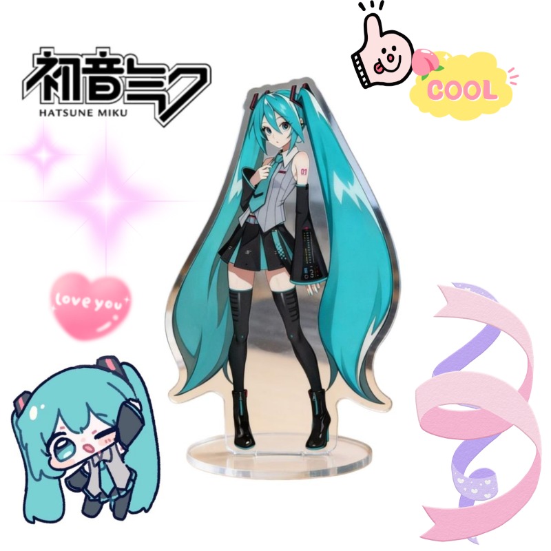 Hatsune Miku 10cm Acrylic Stan - Anime Cosplay Roleplay review and price