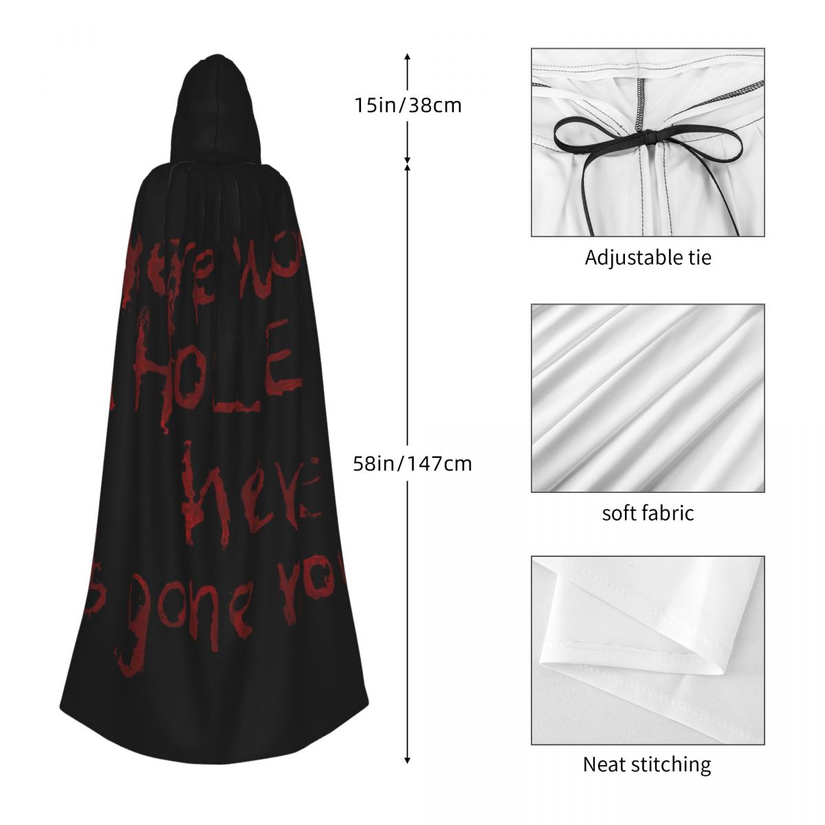 There Was A Hole Here. It's Go - Anime Cosplay Quotes review and price