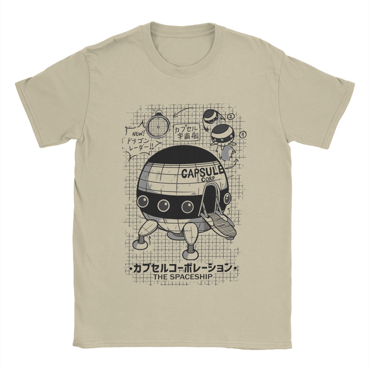 Men T-Shirts Capsule Corp Spac - Anime Cosplay Ideas Male review and price