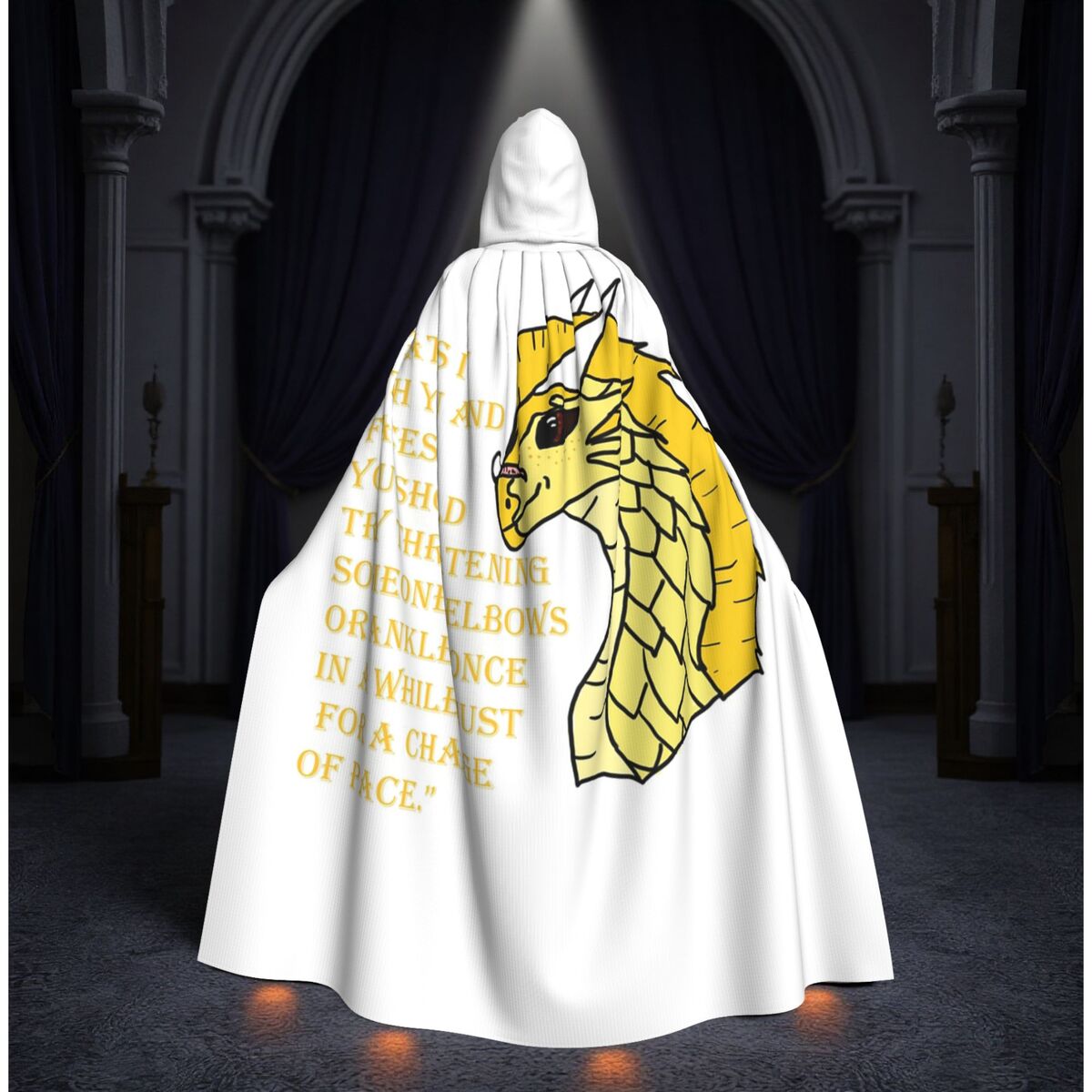 Qibli Quote Long Hooded Cloak  - Anime Cosplay Quotes review and price