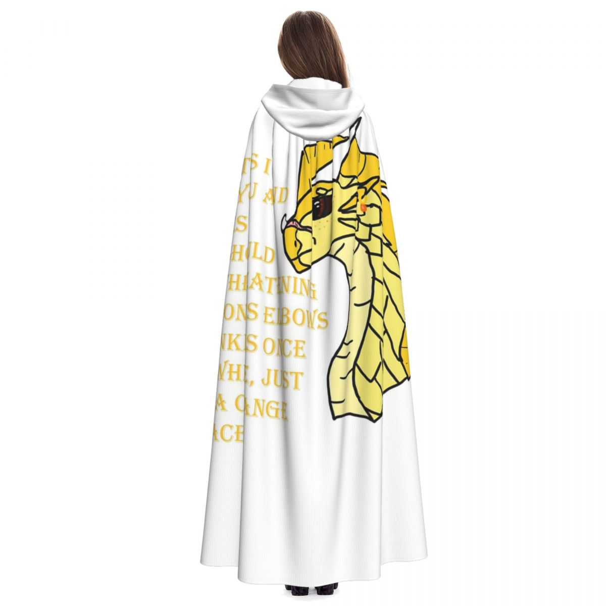 Qibli Quote Long Hooded Cloak  - Anime Cosplay Quotes review and price