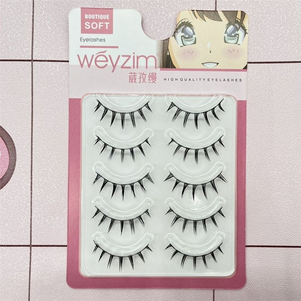 Faux Mink False Eyelashes 5 Pa - Anime Cosplay Lashes review and price