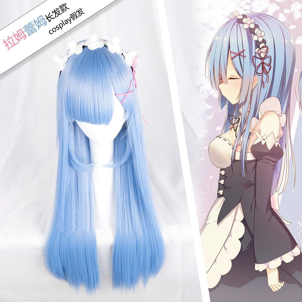 Re Zero Ram & Rem Cosplay Wig  - Re Zero Rem Wig review and price