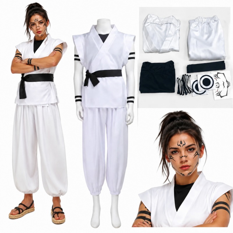 Ryomen Sukuna Cosplay Costume  - Jujutsu Kaisen Uniform review and price