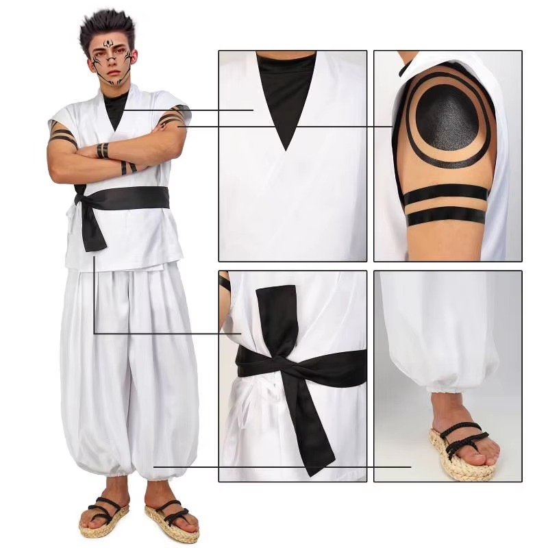 Ryomen Sukuna Cosplay Costume  - Jujutsu Kaisen Uniform review and price