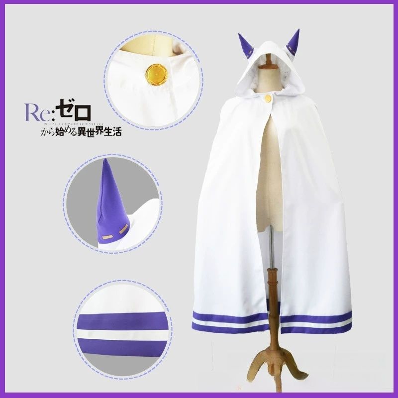 Emilia Cosplay Re Life in a di - Re Zero Rem Wig review and price