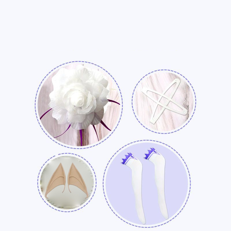 Emilia Cosplay Re Life in a di - Re Zero Rem Wig review and price
