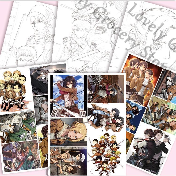 Anime Eren Jaeger Mikasa·Acker - Anime Cosplay Drawing review and price