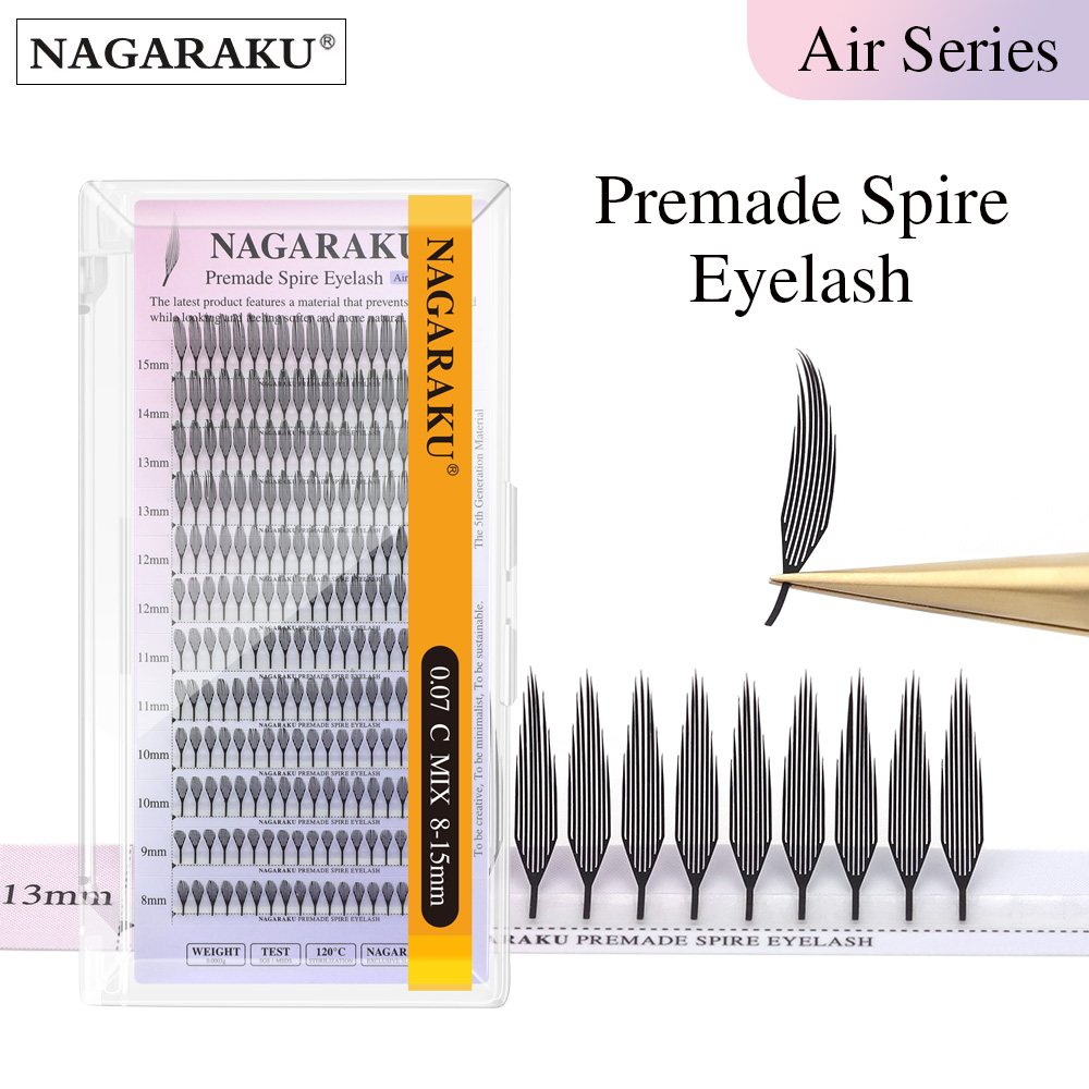 NAGARAKU Premade Spire Eyelash - Anime Cosplay Lashes review and price