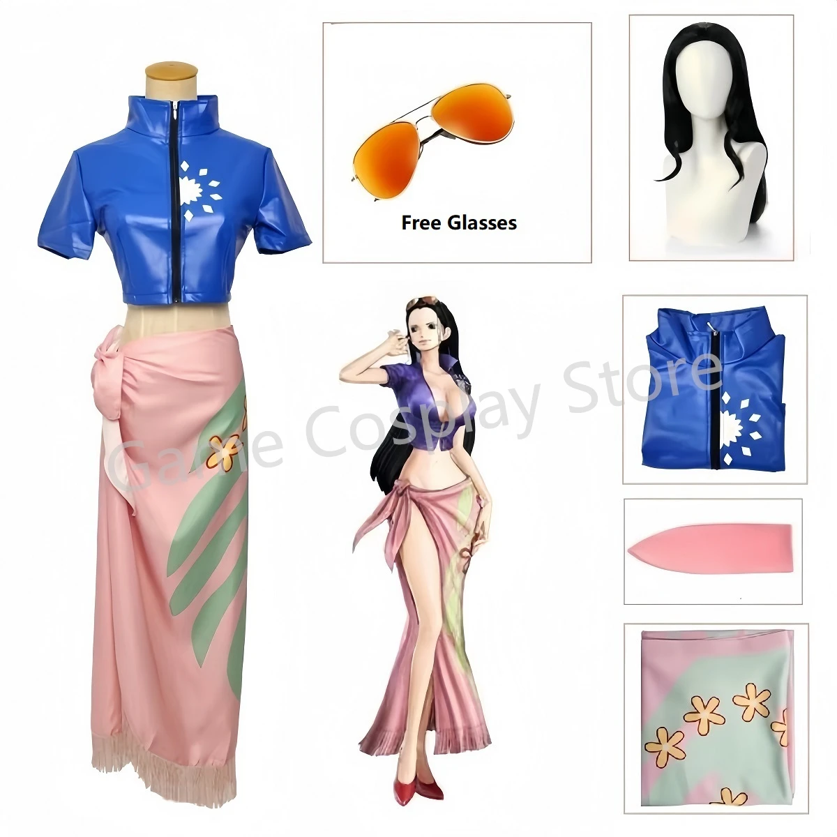 Nico Robin Cosplay Costume Dre - Anime Cosplay Nico Robin review and price