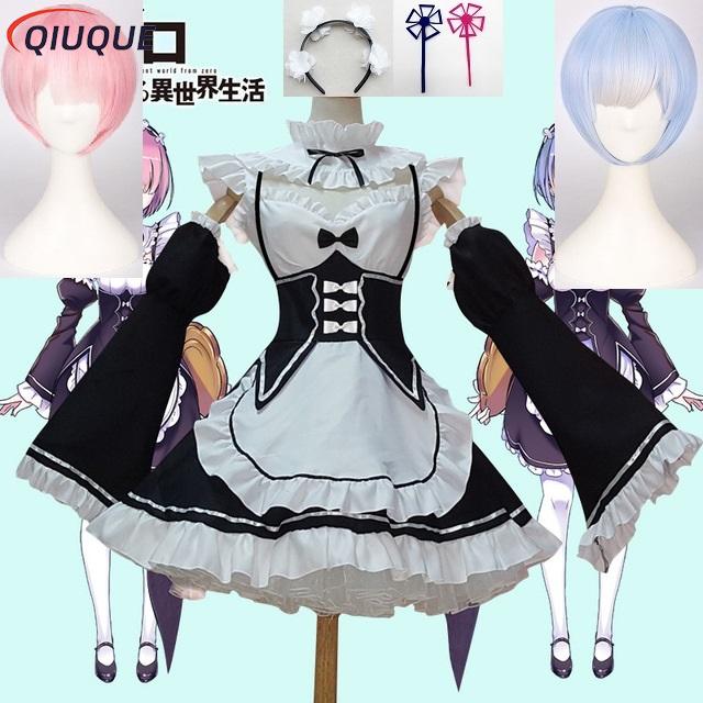 Anime Re:zero Kara Hajimeru Is - Re Zero Rem Wig review and price