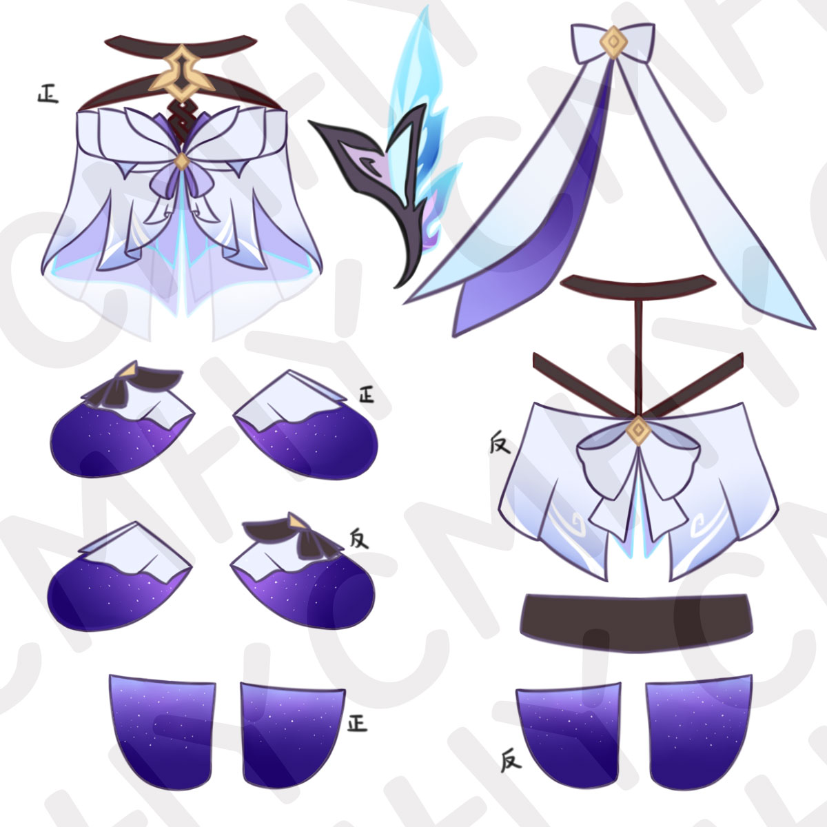 Game Genshin Impact Skirk Cat  - Cosplay Anime Women review and price