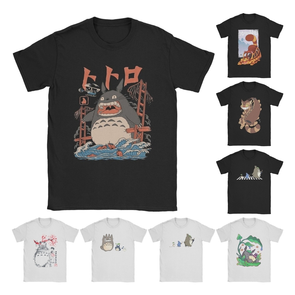 Totoro-Miyazaki Anime Men T Sh - Anime Cosplay Ideas Male review and price