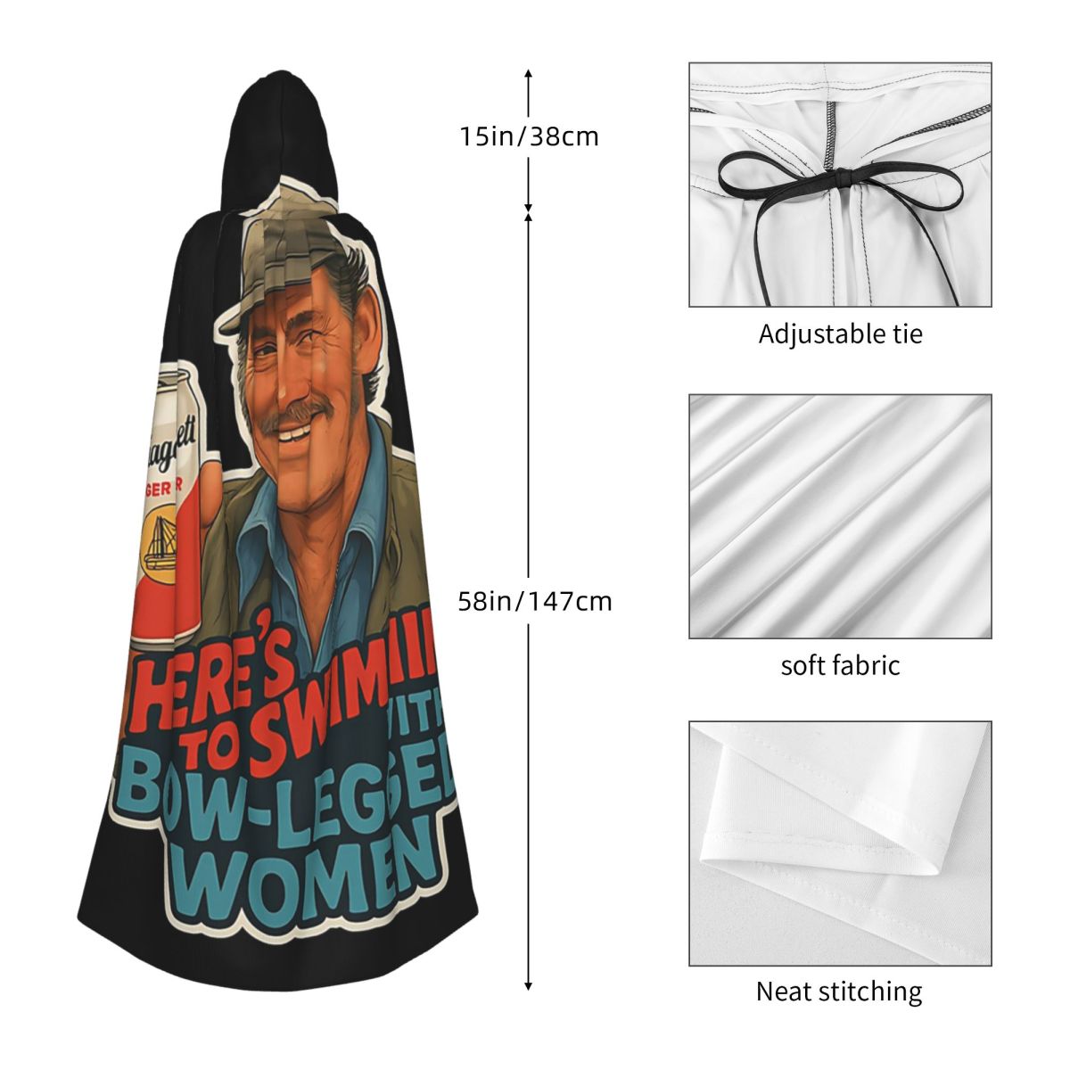Heres To Swimmin Quint Jaws Mo - Anime Cosplay Quotes review and price