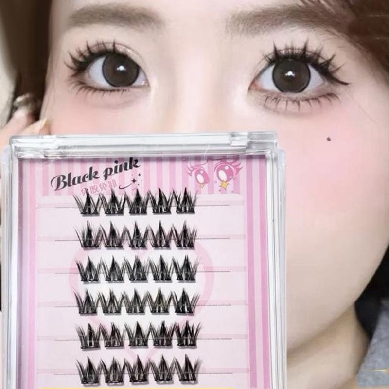 6 Rows Diy Segmented False Eye - Anime Cosplay Lashes review and price