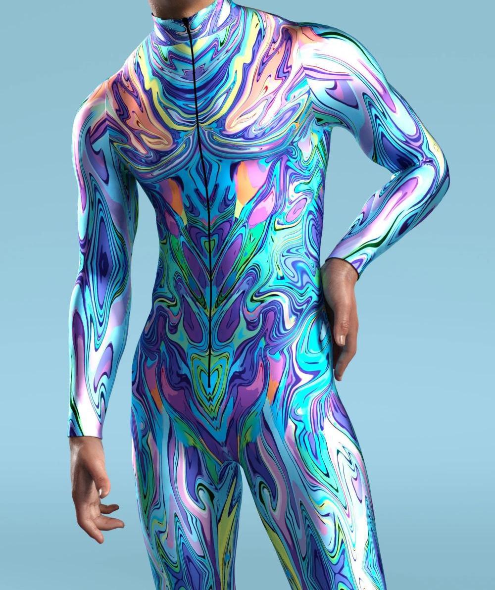 CyberPunk Jumpsuit Cool Colore - Anime Cosplay Drawing review and price