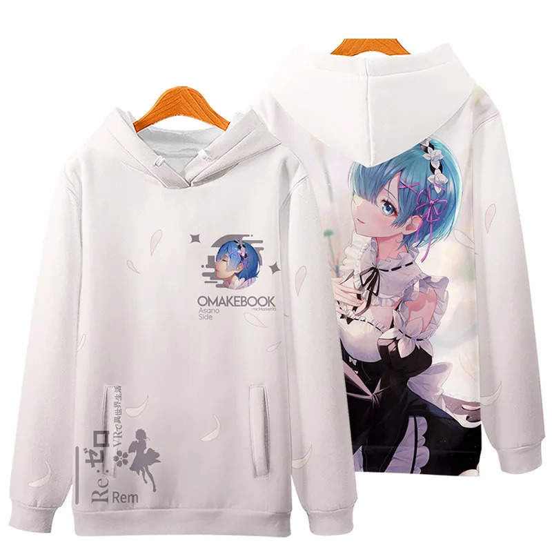 3D Re Zero Cosplay Hoodie Anim - Cosplay Anime Basic review and price