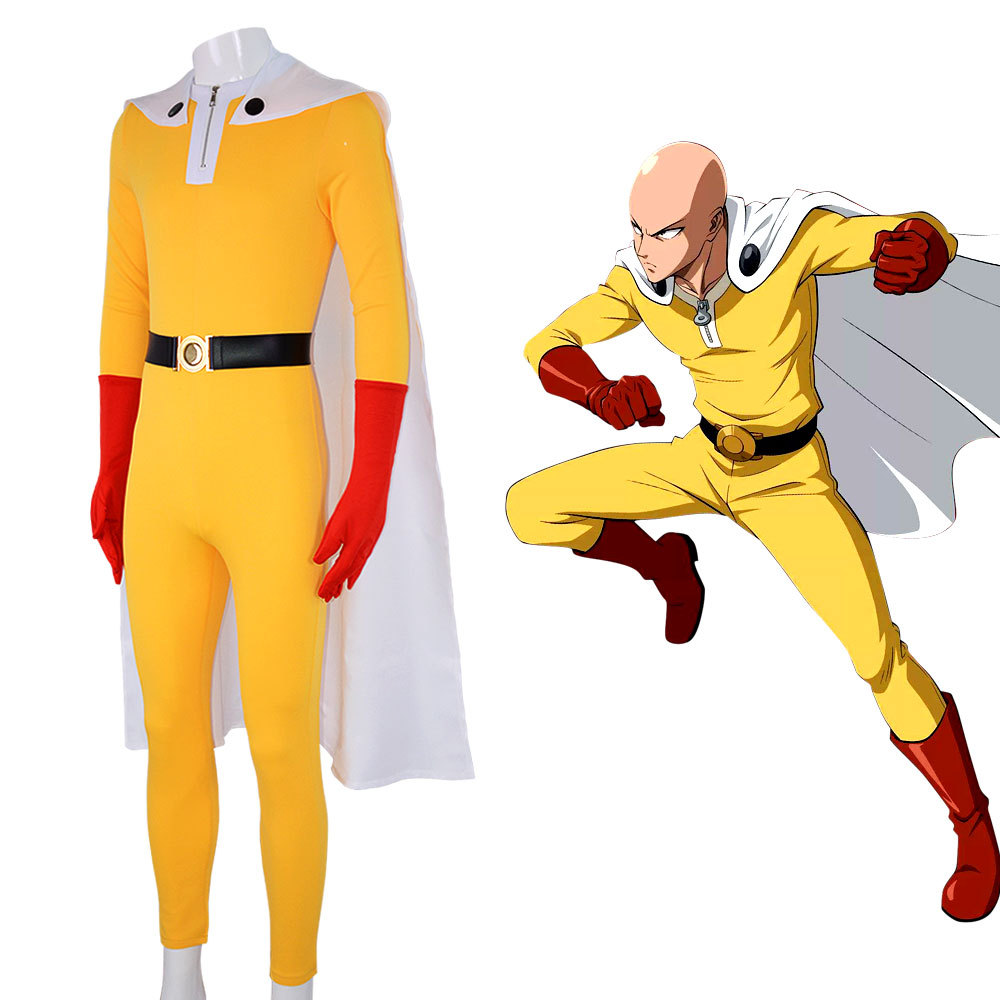 One Punch Man Saitama Cosplay  - Anime Cosplay One Punch Man review and price