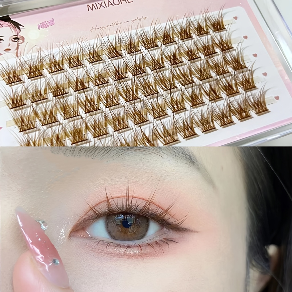 Mixiaohe Colorful Eyelashes 60 - Anime Cosplay Lashes review and price
