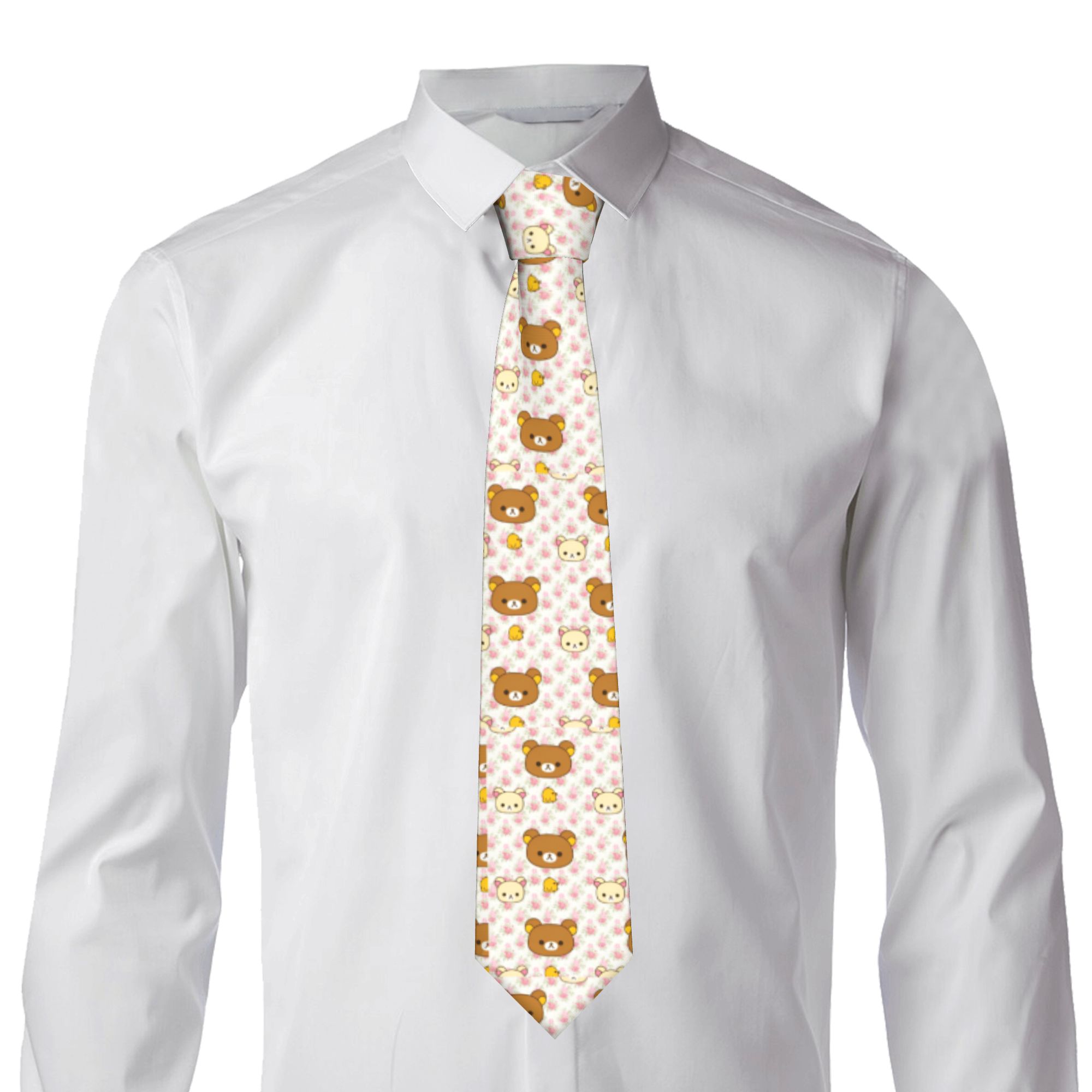Cartoon Rilakkuma Anime  Tie   - Anime Cosplay Ideas Male review and price