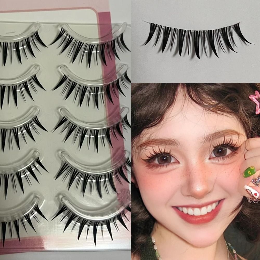 5 Pairs Pack Japanese Cosplay  - Anime Cosplay Lashes review and price
