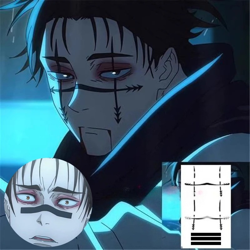 Choso Tattoo Sticker Anime Juj - Jujutsu Kaisen Uniform review and price