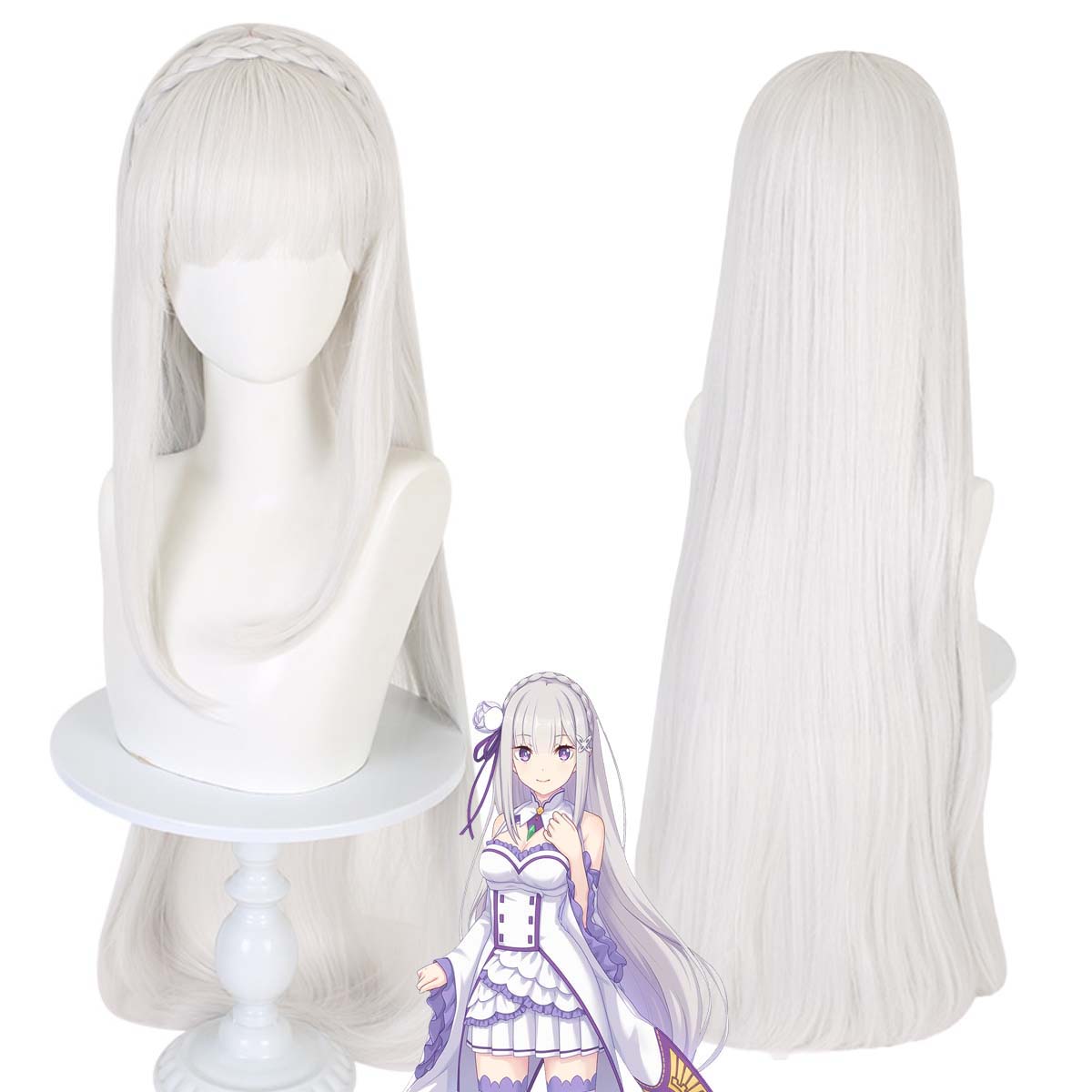 Halloween Anime Re:Life In a D - Re Zero Rem Wig review and price