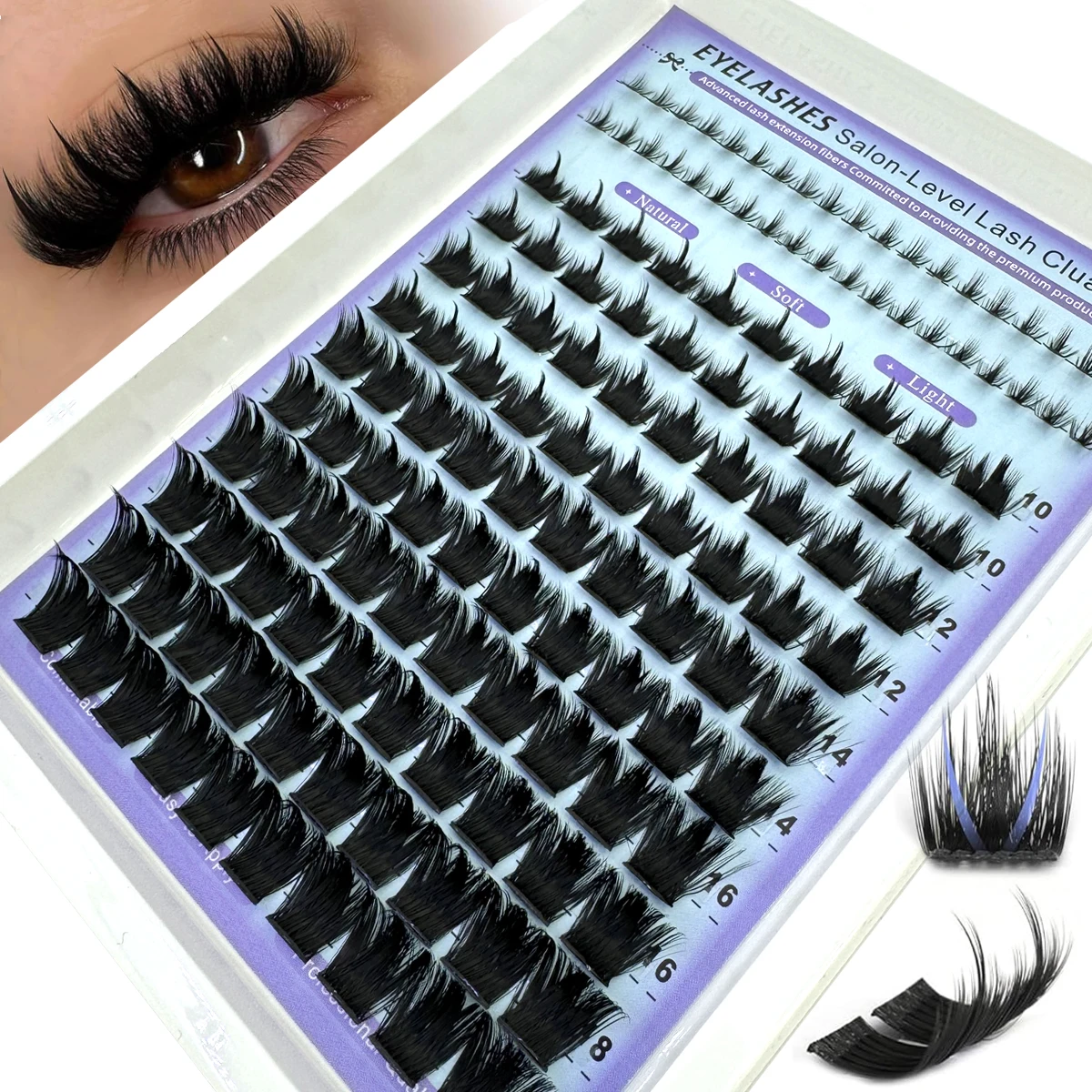 AMSDCN Wispy Manga Lashes Clus - Anime Cosplay Lashes review and price