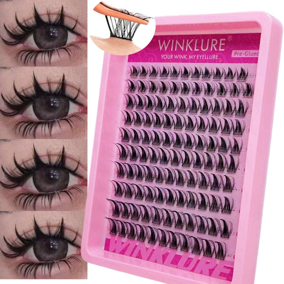 WINKLURE Self-Adhesive False E - Anime Cosplay Lashes review and price